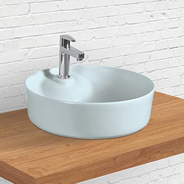 Designer Table Top Wash Basin for Bathroom Multicolor Round WT-Sera (Thunder-Matt)-WA
